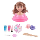 Maxbell Fashion Hair Styling Dolls Head Play Set Kids Childs Toy Beauty Girl Gift D
