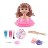 Maxbell Fashion Hair Styling Dolls Head Play Set Kids Childs Toy Beauty Girl Gift D