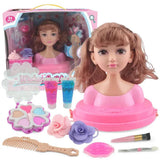 Maxbell Fashion Hair Styling Dolls Head Play Set Kids Childs Toy Beauty Girl Gift D
