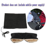 Maxbell Winter Pram Stroller Mittens Muff Glove Cart Accessories Black with Heater