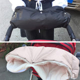 Maxbell Winter Pram Stroller Mittens Muff Glove Cart Accessories Black with Heater