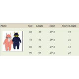 Maxbell 1pc Rabbit Climbing Clothes Unisex Baby Newborn Romper Cotton Zipper New dark blue 90