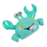 Maxbell Electric Crab Toys Pull Back Sound Colorful Light Auto Rotation Animal Model blue