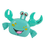 Maxbell Electric Crab Toys Pull Back Sound Colorful Light Auto Rotation Animal Model blue