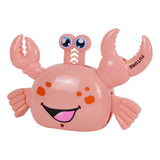 Maxbell Electric Crab Toys Pull Back Sound Colorful Light Auto Rotation Animal Model pink