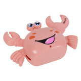 Maxbell Electric Crab Toys Pull Back Sound Colorful Light Auto Rotation Animal Model pink