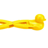 Maxbell Large Snowball Clip Ball Maker Snow Mold for Kids Outdoor Sports Tool Yellow