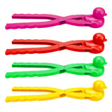 Maxbell Large Snowball Clip Ball Maker Snow Mold for Kids Outdoor Sports Tool Yellow