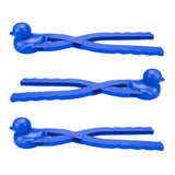 Maxbell Large Snowball Clip Ball Maker Snow Mold for Kids Outdoor Sports Tool Blue