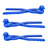 Maxbell Large Snowball Clip Ball Maker Snow Mold for Kids Outdoor Sports Tool Blue