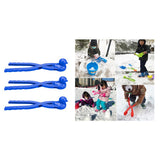 Maxbell Large Snowball Clip Ball Maker Snow Mold for Kids Outdoor Sports Tool Blue