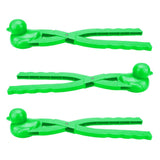 Maxbell Large Snowball Clip Ball Maker Snow Mold for Kids Outdoor Sports Tool Green