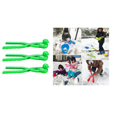 Maxbell Large Snowball Clip Ball Maker Snow Mold for Kids Outdoor Sports Tool Green