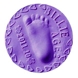 Maxbell Ultralight Clay Baby Handprint Footprint Print Mud DIY Craft Purple