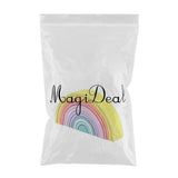 Maxbell 12x Wooden Rainbow Blocks Arch Stacking Nesting Kids Hand-Eye Puzzle Toy A