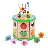 Maxbell Intelligence Beads String Kids Early Education Shape Colorful Toy Boxed