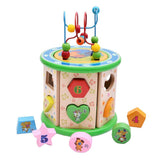 Maxbell Intelligence Beads String Kids Early Education Shape Colorful Toy Boxed