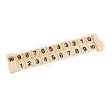 Maxbell Wooden Math Arithmetic Addition Ruler Kids Children Toys Scientific Gifts