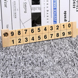 Maxbell Wooden Math Arithmetic Addition Ruler Kids Children Toys Scientific Gifts