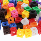 Maxbell Preschool Learning Resources Interlocking Math Link Cubes Building Block Toy