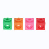 Maxbell Preschool Learning Resources Interlocking Math Link Cubes Building Block Toy