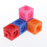Maxbell Preschool Learning Resources Interlocking Math Link Cubes Building Block Toy