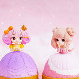 Maxbell Dolls Blind Box Mini Princess Cake Toy Kids Binary Figure Gift Vinyl Decor C