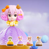Maxbell Dolls Blind Box Mini Princess Cake Toy Kids Binary Figure Gift Vinyl Decor C