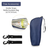 Maxbell Diaper Bag Backpack Large Capacity Baby Nursing Bag Dark Blue