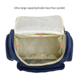 Maxbell Diaper Bag Backpack Large Capacity Baby Nursing Bag Dark Blue