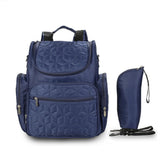 Maxbell Diaper Bag Backpack Large Capacity Baby Nursing Bag Dark Blue