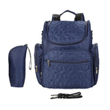 Maxbell Diaper Bag Backpack Large Capacity Baby Nursing Bag Dark Blue