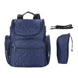 Maxbell Diaper Bag Backpack Large Capacity Baby Nursing Bag Dark Blue