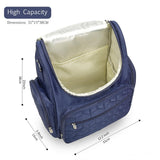 Maxbell Diaper Bag Backpack Large Capacity Baby Nursing Bag Dark Blue