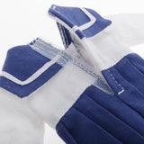 Maxbell Lovely Doll Mini School Uniform Dress Clothes for 1/6 Girl Dolls Navy Blue