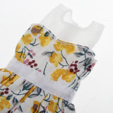 Maxbell Lovely Doll Mini Sleeveless Plaid Dress Clothes for 1/6 Girl Dolls Yellow