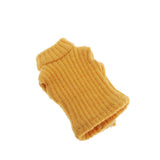 Maxbell Knitted Turtleneck Vest and Tulle Skirt for 1/12 OB11 Doll Clothes White