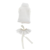 Maxbell Knitted Turtleneck Vest and Tulle Skirt for 1/12 OB11 Doll Clothes Ginger