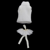 Maxbell Knitted Turtleneck Vest and Tulle Skirt for 1/12 OB11 Doll Clothes Ginger