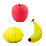 Maxbell Shaped Cube Fruit Magic Cube Puzzle Toy Apple Banana Lemon Educational Toy