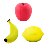 Maxbell Shaped Cube Fruit Magic Cube Puzzle Toy Apple Banana Lemon Educational Toy