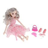 Maxbell 20 Jointed Female Doll Body Part for 36cm BJD Doll Replacements A
