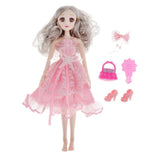 Maxbell 20 Jointed Female Doll Body Part for 36cm BJD Doll Replacements A