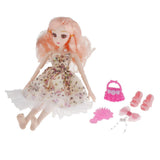 Maxbell 20 Jointed Female Doll Body Part for 36cm BJD Doll Replacements F