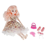 Maxbell 20 Jointed Female Doll Body Part for 36cm BJD Doll Replacements F