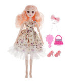 Maxbell 20 Jointed Female Doll Body Part for 36cm BJD Doll Replacements F