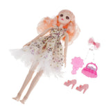 Maxbell 20 Jointed Female Doll Body Part for 36cm BJD Doll Replacements F