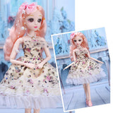 Maxbell 20 Jointed Female Doll Body Part for 36cm BJD Doll Replacements F