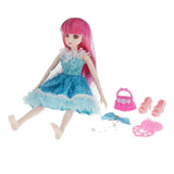 Maxbell 20 Jointed Female Doll Body Part for 36cm BJD Doll Replacements D