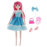 Maxbell 20 Jointed Female Doll Body Part for 36cm BJD Doll Replacements D